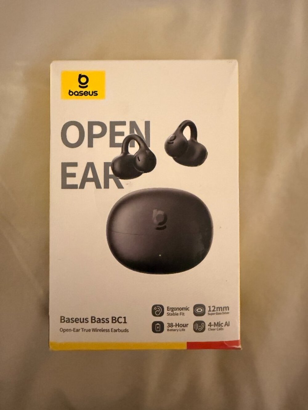Baseus Bass BC1 Open-Ear True Wireless Earbuds – Brand New In Box - Picture 2 of 13